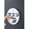 Внешняя часть термостатического смесителя GROHE Grohtherm SmartControl на 3 выхода, хром (29121000)