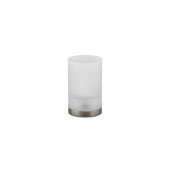 Gessi Emporio Accessories Стакан настольный, сатинированное стекло, цвет: Finox Brushed Nickel. 38833#149