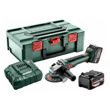 Машина шлифовальная угловая аккумуляторная Metabo W 18 L 9-125++ЗУ ASC55-4