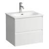 Laufen Lua База подвесная 60х45хh52см., с раковиной, с 1 отв., 2 ящика, цвет: белый матовый. 8.6008.3.260.104.1