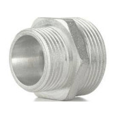 Ниппель, ELSEN, TIN латунь, НН, 3/8, 1/2, переходной