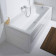 Duravit D-Code Ванна акриловая 180х80x40см , встраиваемая, с 2 наклонами для спины, выпуск центральный, цвет: белый. 700101000000000, 790226000001000, 790127000000000