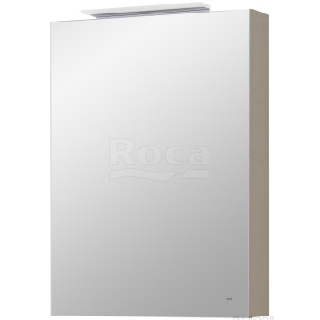 Roca A857643515 Oleta Шкаф зеркальный левый, 500х700х137 мм, LED светильник, капучино A857643515