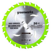 Диск пильный по дереву Greenworks 165x1.6x20 мм,24T