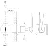 Nicolazzi Termostatico Запорный вентиль 3/4 rdquo;, цвет: хром