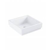 Раковина GROHE Cube Ceramic свободностоящая, без перелива, 40 см, альпин-белый (3948200H)