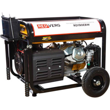 Генератор бензиновый сварочный REDVERG RD190EBW-2