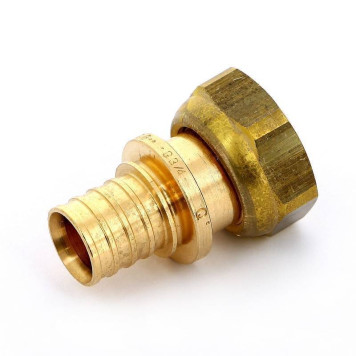 Муфта надвижная В с накидной гайкой бронзовая REHAU 20х3/4