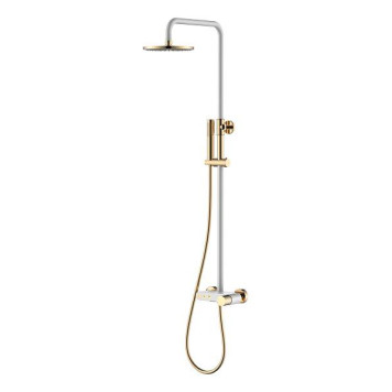 Boheme Stick Душевая стойка с верхним душем 30х57х112,5h см, цвет: white 128-WG