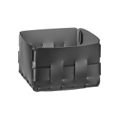 ADJ Корзинка Mini Bottega, 19x19xH13 см., цвет: черный/серый. 1019.01/03 ADJ Корзинка Mini Bottega, 19x19xH13 см., цвет: черный/серый. 1019.01/03