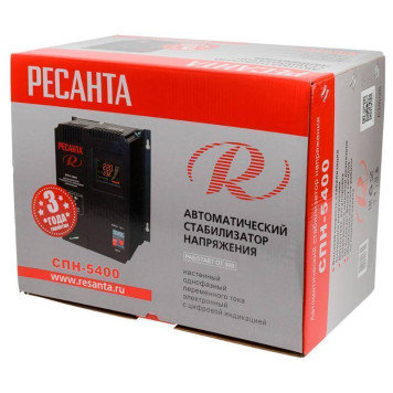 Стабилизатор напряжения Ресанта СПН-5400-4