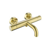 AQ1343BG ЕВРОПА термостатический смеситель для ванны, шлиф. золото AQ1343BG