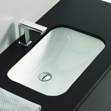 Artceram WASHBASINS NETTUNO Раковина 56х38 см, без отв., встраиваемая, цвет: белый. NTL001 01 00, ACA001