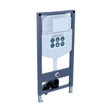 INS-0000023 Aquatek Duos 50 Монтаж рама для подв унитаза 1130530100+звукоизоляционная прокладка INS-0000023-1