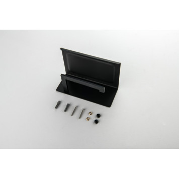 AQ4309MB ЛИБРА бумагодержатель с полкой, матовый черный AQ4309MB-4