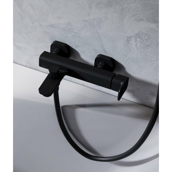 Смеситель для ванны TD F 022.20/150 черный X070152-1