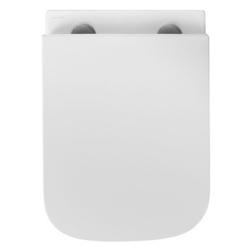 AQ1155-00 ЛИРА Унитаз подвесной безободковый 490365320мм, тонкое сиденье с механизмом плавного закрывания, крепеж AQ1155-00-2