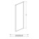 AQ ARI WA 09020GM Неподвижная душевая стенка 900x2000, для комбинации с дверью, профиль оружейная сталь, стекло прозрачное AQ ARI WA 09020GM