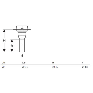 154.153.00.1 CleanLine корпус душевого канала сквозная монтажная установка 154.153.00.1-1