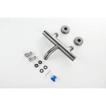 AQ1343BGM ЕВРОПА термостатический смеситель для ванны, оружейная сталь (шлиф. черный хром) AQ1343BGM-5