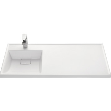 1A72833KLH01L Раковина Лондри 105 белая левая 1A72833KLH01L-1