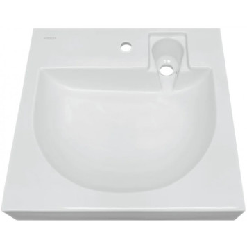 GALAXY 60 Умывальник на стиральную машину (WB.WM/Galaxy/60-C/WHT.G/S1) WB.WM/Galaxy/60-C/WHT.G/S-1