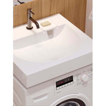 GALAXY 60 Умывальник на стиральную машину (WB.WM/Galaxy/60-C/WHT.G/S1) WB.WM/Galaxy/60-C/WHT.G/S-3