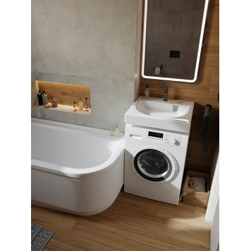 GALAXY 60 Умывальник на стиральную машину (WB.WM/Galaxy/60-C/WHT.G/S1) WB.WM/Galaxy/60-C/WHT.G/S-4