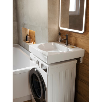 GALAXY 60 Умывальник на стиральную машину (WB.WM/Galaxy/60-C/WHT.G/S1) WB.WM/Galaxy/60-C/WHT.G/S-5