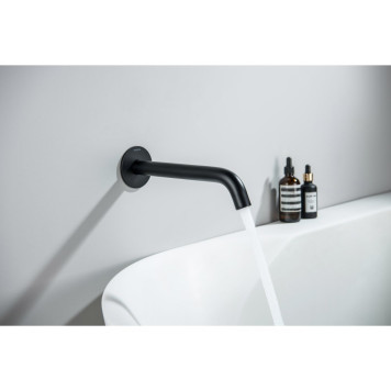 AQ1341MB ЕВРОПА излив для ванны 220 мм, матовый черный AQ1341MB-2