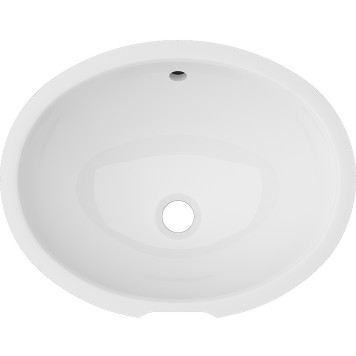 6069B003-0012 Раковина Arkitekt, встраиваемая снизу, 52 см, цвет белый 6069B003-0012-3