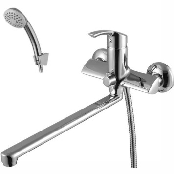 LM1151Cplus STRIKEСмеситель универсальный с плоским изливом 300 мм, с аксессуарами, хром LM1151C-1