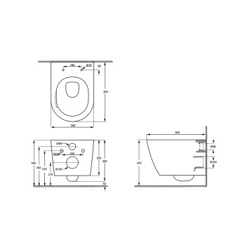 SET AQUATEK ЛИБЕРТИ (рама AQUATEK Standard INS-0000012 (без крепежа и клавиши) + унитаз ЛИБЕРТИ AQ1999T-00 с тонким сиденьем sc) SET AQUATEK ЛИБЕРТИ-3