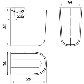 BEST Полупьедестал Белый S1 (PD.WH/Best/N/WHT.G/S1) PD.WH/Best/N/WHT.G/S1-1