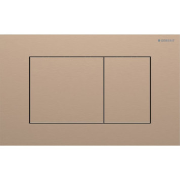 Geberit Sigma40 Клавиша для двойного смыва, квадратная: Красное золото. 115.629.QB.1