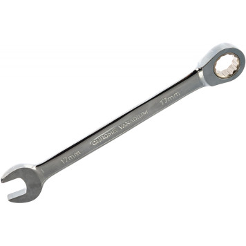 Ключ гаечный комбинированный трещоточный Jonnesway 17 мм