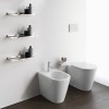 Laufen Kartell Унитаз приставной 56x37x43см, безободковый смыв Rimless, цвет: белый