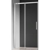AQM4803-12 Душевая дверь в нишу 1200х1950 мм, стекло 8 мм, прозрачное, EasyClean, профиль Хром AQM4803-12