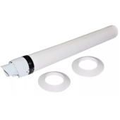 Дымоходы моно Горизонтальное коаксиальное окончание диам. 60/100 мм РPS без колена (DY920) DTX 100019963