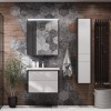 Roca Ronda Тумба подвесная 80x41x48см, с 2 ящиками, цвет: белый/антрацит. Z.RU93.0.296.5