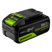 Аккумулятор Greenworks G24HP5 24В 5А*ч Аккумулятор Greenworks G24HP5 24В 5А*ч