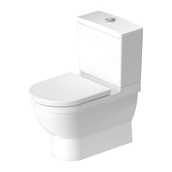 Duravit Starck 3 Унитаз моноблок приставной 65.5х36см., в комплекте с креплением, универсальный выпуск, цвет: белый. 0128090000, 0920100005