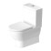 Duravit Starck 3 Унитаз моноблок приставной 65.5х36см., в комплекте с креплением, универсальный выпуск, цвет: белый. 0128090000, 0920100005
