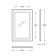 Kerama Marazzi Plaza Classic Зеркало 65x100см, цвет: капучино матовое. PL.C.mi.65\CAP