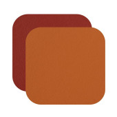 ADJ Костер 12x12см., квадратный, натуральная кожа, цвет: коньяк/бордо. 0008.09/30 ADJ Костер 12x12см., квадратный, натуральная кожа, цвет: коньяк/бордо. 0008.09/30