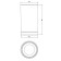 Gessi Emporio Accessories Стакан настольный, сатинированное стекло, цвет: Finox Brushed Nickel