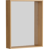 AQ BAS0207DZ Basic Зеркало в раме, верт/гор, 750х600х142 мм, дуб золотой BAS0207DZ