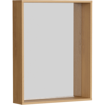 AQ BAS0207DZ Basic Зеркало в раме, верт/гор, 750х600х142 мм, дуб золотой BAS0207DZ