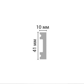 Молдинг гладкий DECOMASTER D162-82 ДМ (41*10*2900)-2