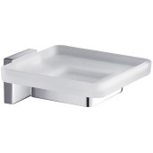 Timo 10022/00 Selene Мыльница натенная 110х125 мм, латунь/стекло, хром 10022/00